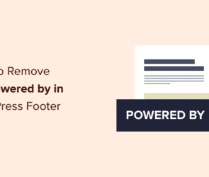How to Remove the Powered by WordPress Footer Links