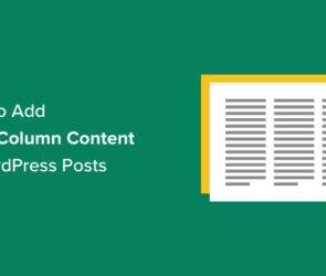 How to Add Multi-Column Content in WordPress (No HTML Required)