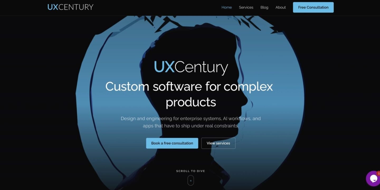UXCentury homepage